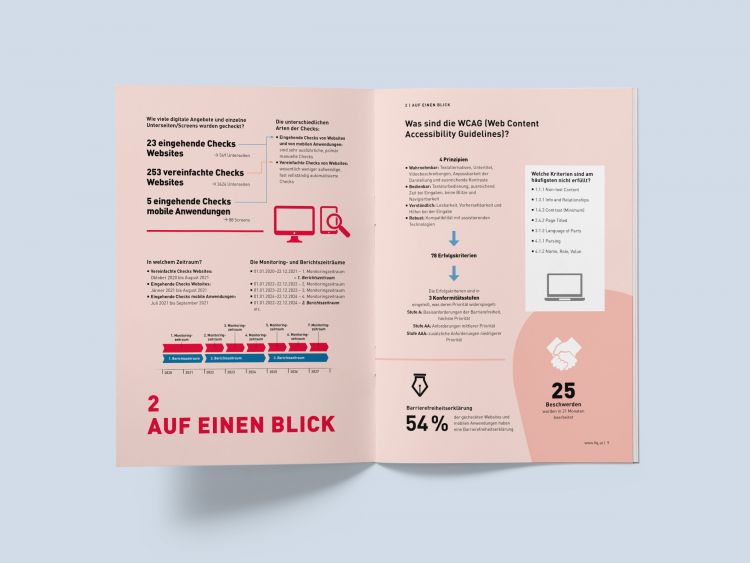 Innenseiten Infografiken Bericht FFG Österreich barrierefrei