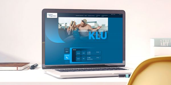 Airport Klagenfurt Website Programmierung und Design Contao mehrsprachig