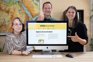 designation-Team mit der Website Digitale Barrierefreiheit